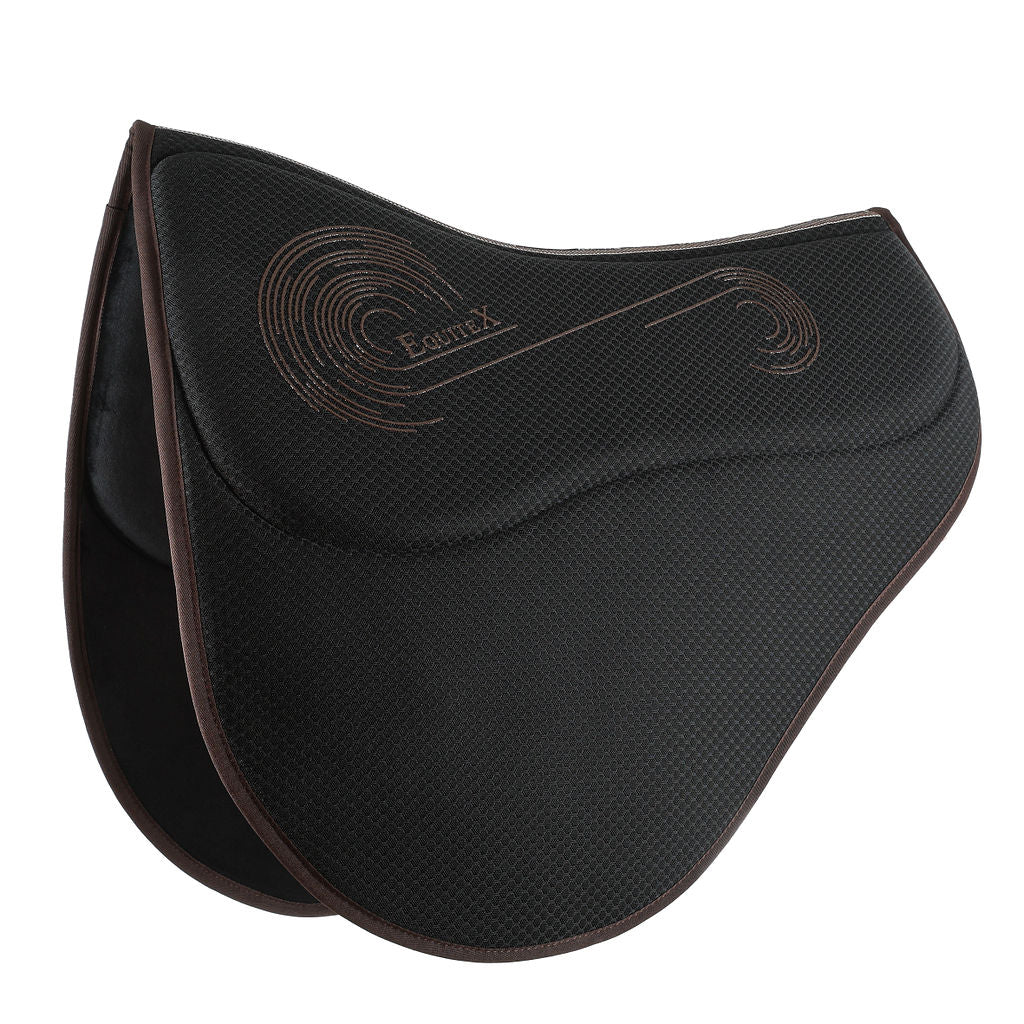 Equitex Endurance Airtech Black & Brown Saddle Pad