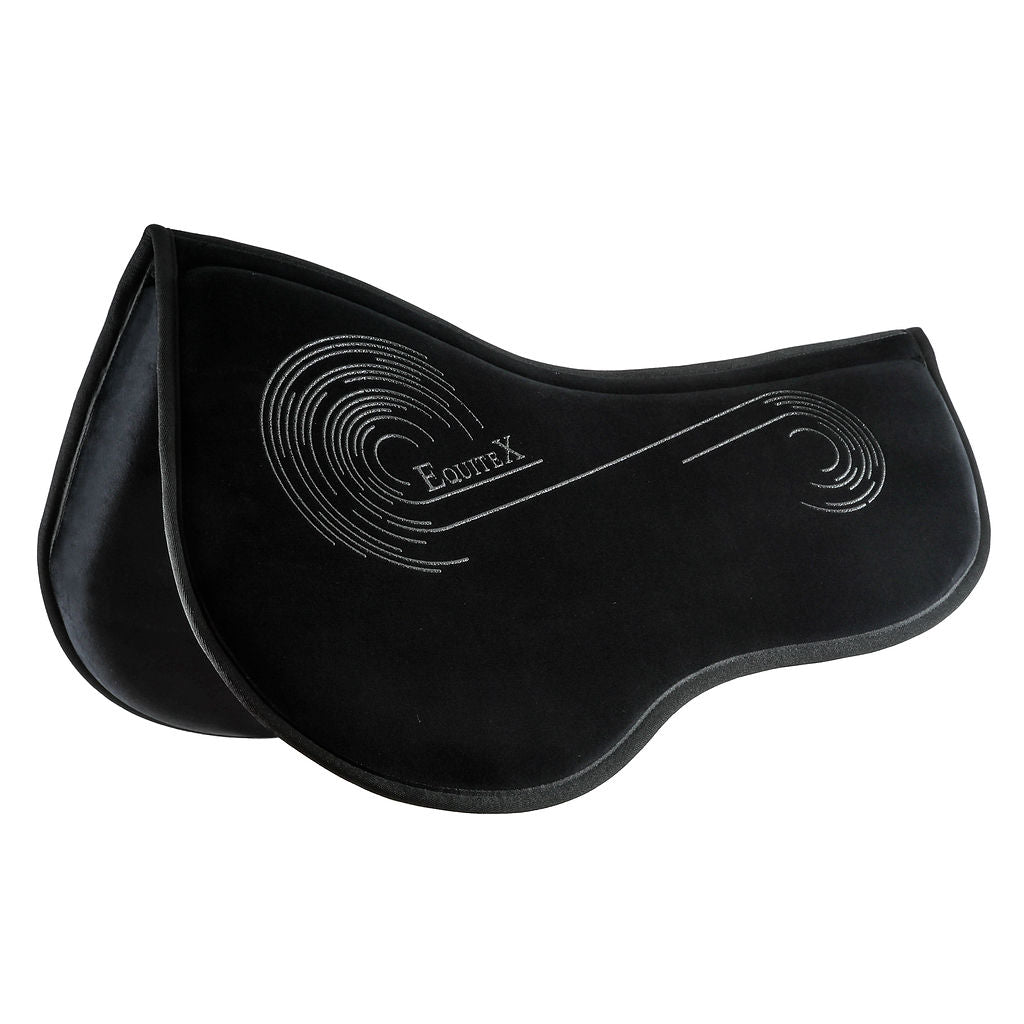 Equitex Gamma Correctional Half Pad front riser Onyx Black 