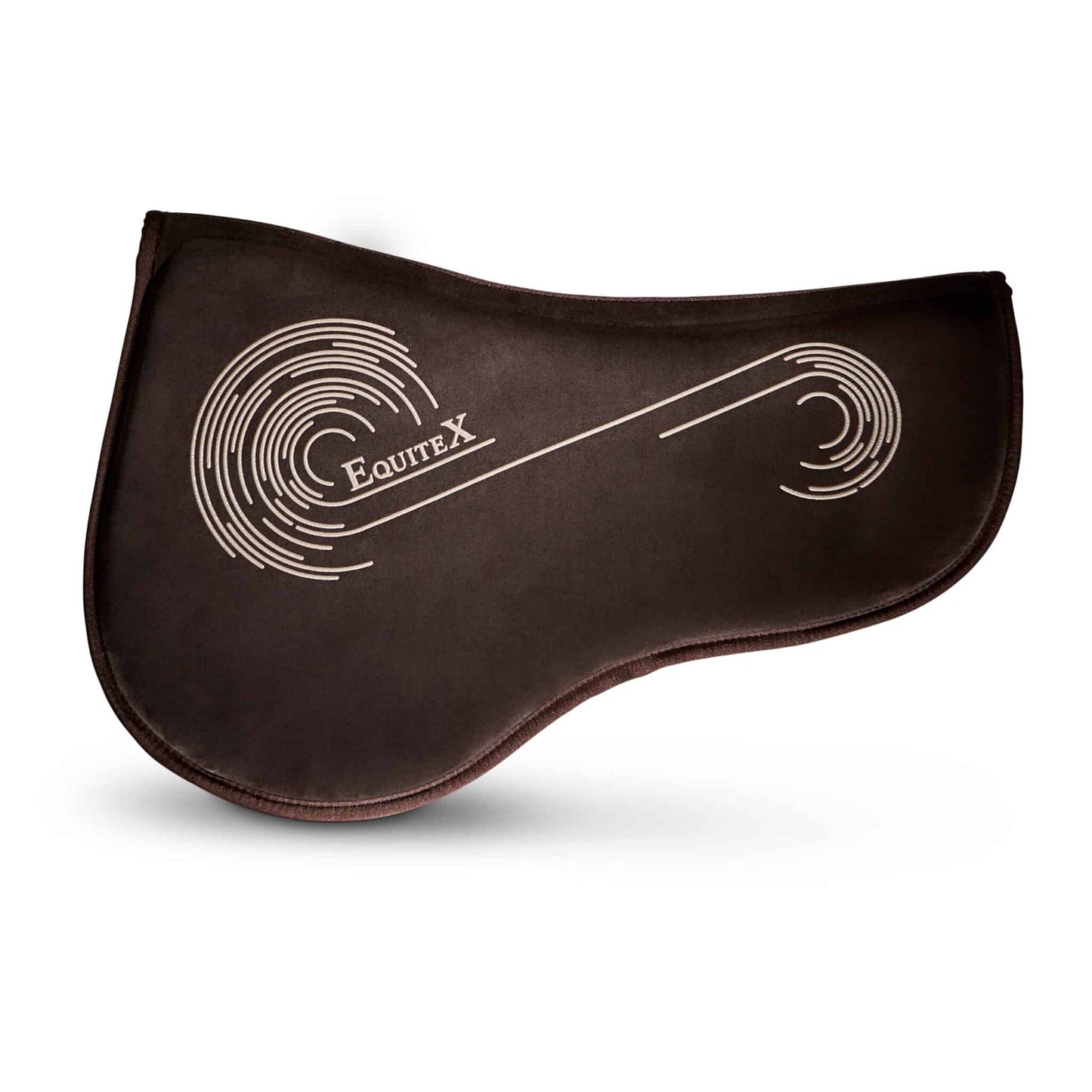 Equitex Polar Plus Correctional Half Pad (+2cm Rear) Rear riser Chocolate Brown