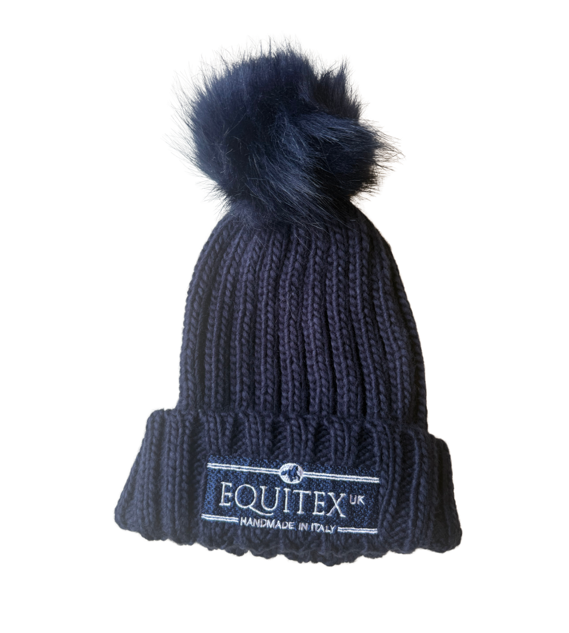 Equitex Navy Bobble Hat